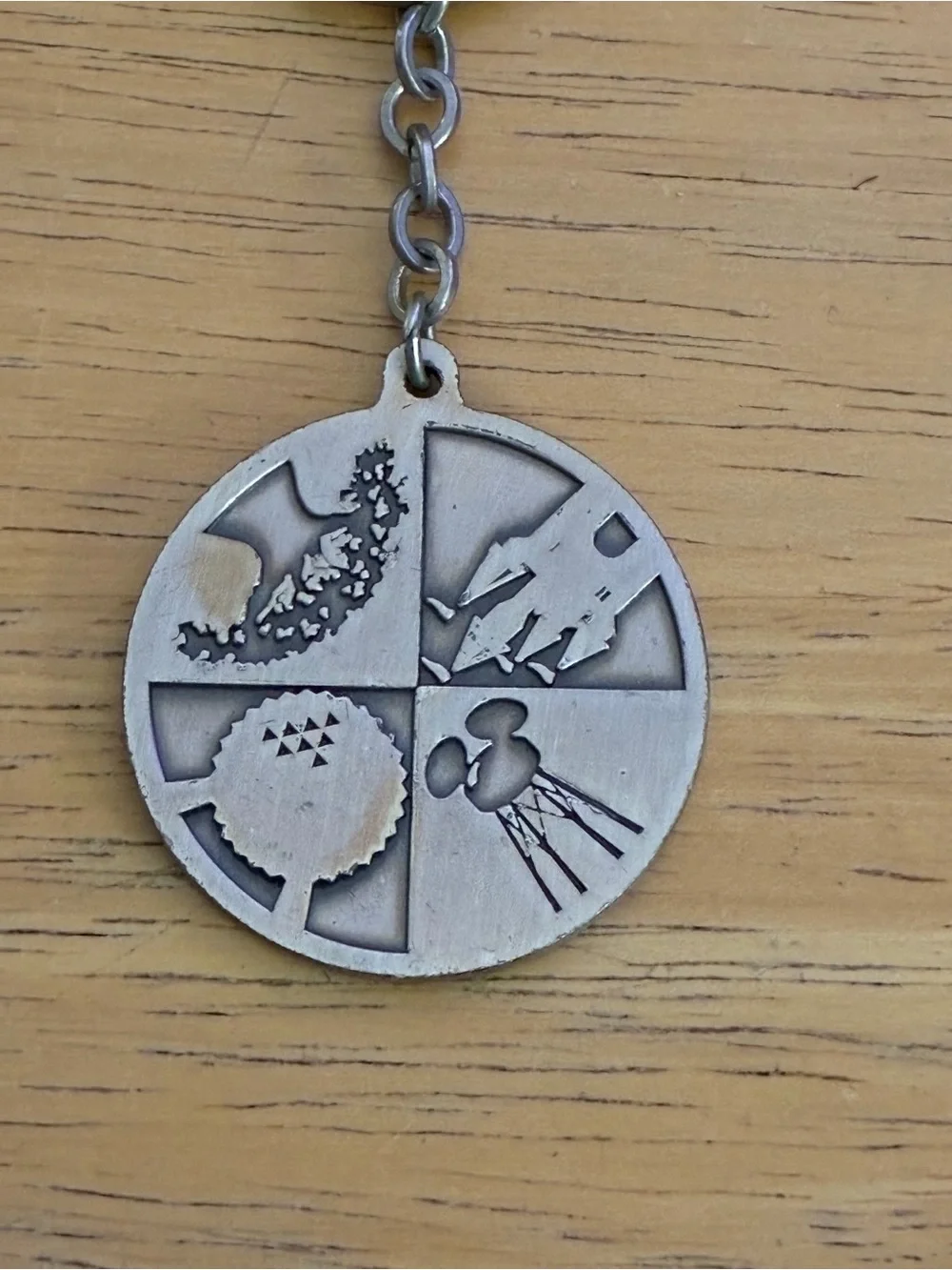 Walt Disney World “ Celebrate the Future Hand in Hand Keychain